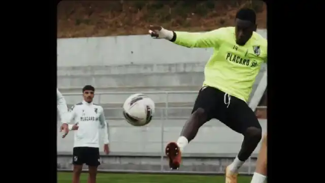 Não faltou animação no último treino do Vitória para defrontar o FC Porto