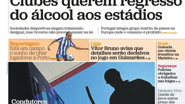 Hoje é notícia: Clubes querem álcool nos estádios; Batota nos juros