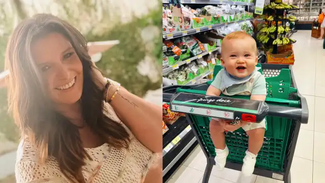 Maria Botelho Moniz leva filho ao supermercado e faz pergunta aos fãs