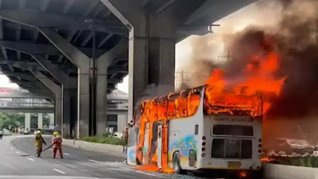 Pelo menos 25 mortos em incêndio num autocarro escolar na Tailândia