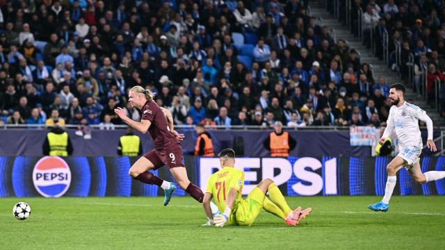 Manchester City já sabe o que é ganhar na Champions... e com goleada