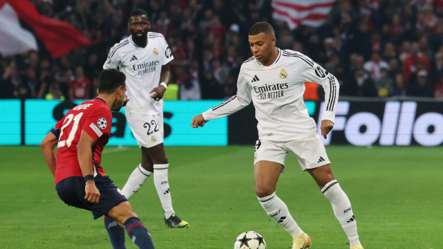 'Temos Mba(pena)'. Lille surpreende Real Madrid em casa