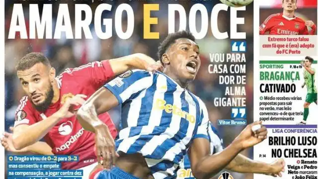 Por cá: FC Porto a "fogo e gelo" com Bruno Lage a "destruir"