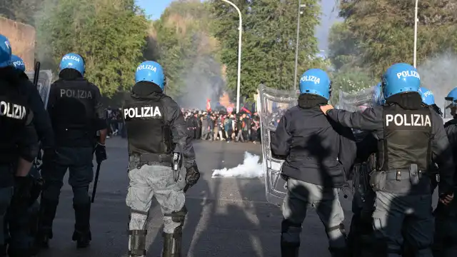 Manifestação pró-Palestina em Roma marcada por confrontos com a polícia