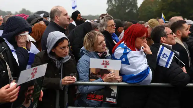 Milhares recordam em Londres vítimas e reféns do Hamas