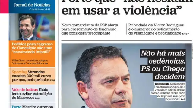 Hoje é notícia: Grupos armados no Porto; Sondagem prevê subida da AD