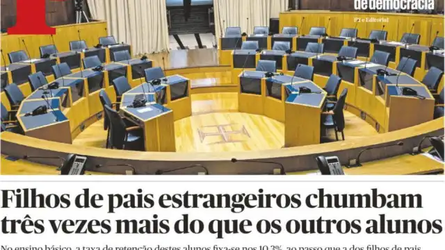 Hoje é notícia: Filhos de estrangeiros chumbam mais; Custo de PPP dispara