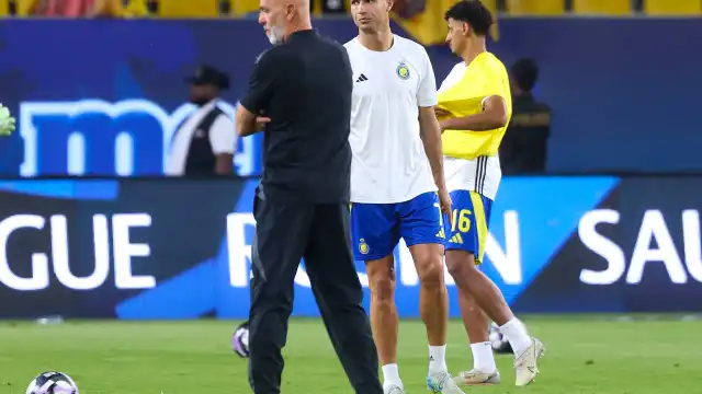 Stefano Pioli prescindiu de Cristiano Ronaldo e explicou: "Só eu sei..."