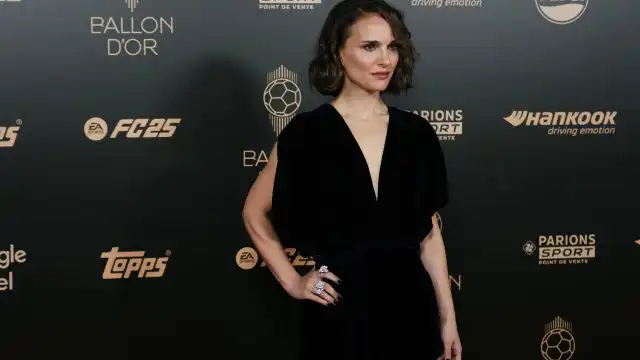 Natalie Portman deu um toque de glamour de Hollywood à 'Bola de Ouro'