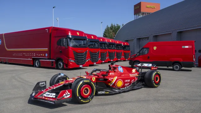 Iveco fornece 16 veículos à Ferrari para transporte logístico