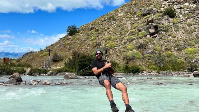 João Manzarra em aventura pela Argentina. "Dias de dura caminhada"