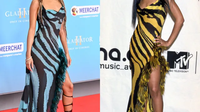 MTV EMA. Tyla usa vestido idêntico ao que Aaliyah usou há 24 anos