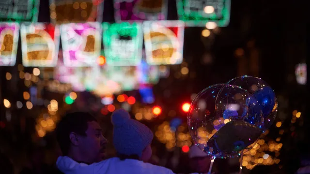 Famosas luzes de Natal acenderam-se em Vigo (e muitos portugueses viram)