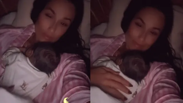 Rita Pereira e a madrugada com a filha bebé em vídeo