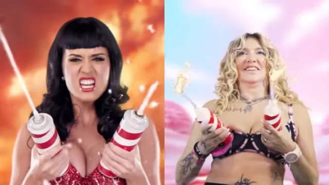 Maria Leal copia (quase tudo de) videoclipe de Katy Perry e aparece nua