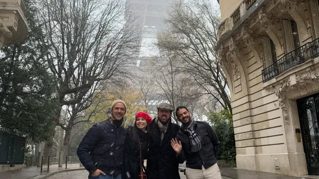 Flávio Furtado. As imagens da sua viagem a Paris com os amigos