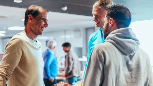 Em crise, Manchester City recebe visita especial de... Rafael Nadal