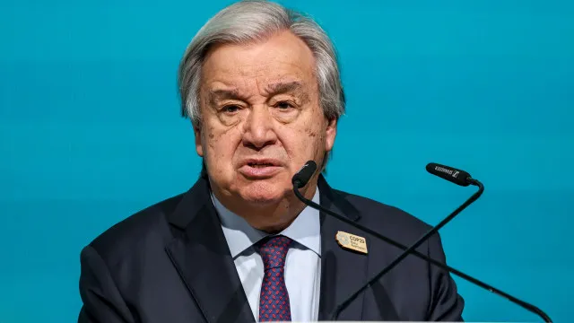 
                    Guterres condena os mais recentes ataques russos na Ucrânia
                