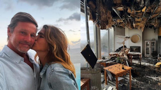 Fotos. Liliana Campos mostra destruição do hotel do marido