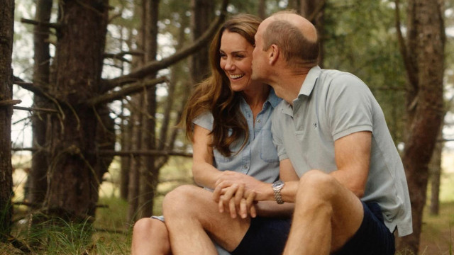 O romântico postal de Kate e William para o Dia de São Valentim