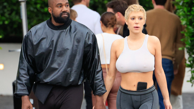 Bianca Censori novamente nua... mas nas redes sociais de Kanye West