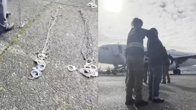 Casa Branca descreve vídeo de imigrantes algemados como 