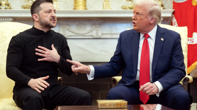 Zelensky abandona a Casa Branca mais cedo após acusações de Trump