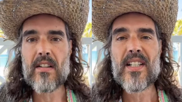 Russell Brand reage com vídeo após ser formalmente acusado de crimes