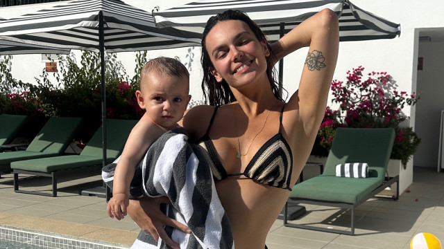 Mafalda Castro e as fotos das férias em família no Algarve