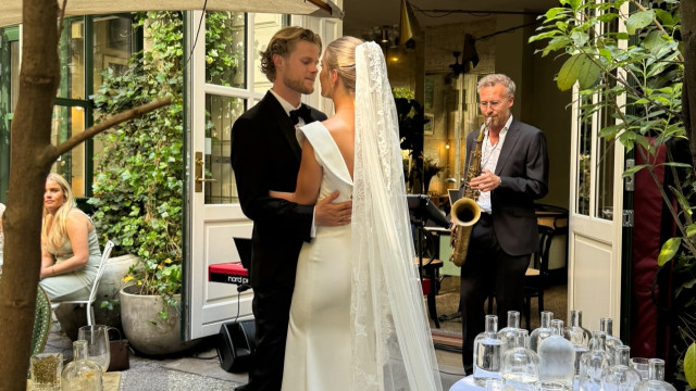 As imagens do casamento do capitão do Sporting, Morten Hjulmand