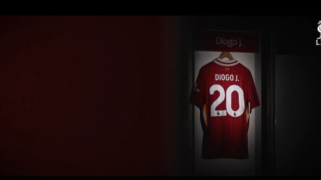 Arrepiante. Liverpool anunciou assim retirada da camisola de Diogo Jota 