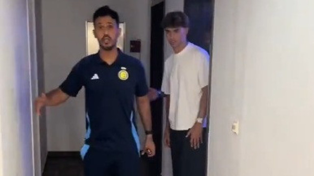 João Félix já se juntou a Cristiano Ronaldo e Jorge Jesus no Al Nassr