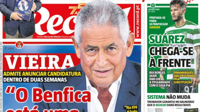 Por cá: Vieira arrasador, o 'novo' Diomande e a promessa de Villas-Boas