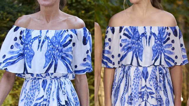 Princesa Leonor recicla vestido da mãe Letizia em evento real