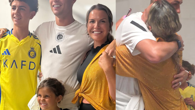 Katia Aveiro encontra-se com Cristiano Ronaldo em Portugal após jogo
