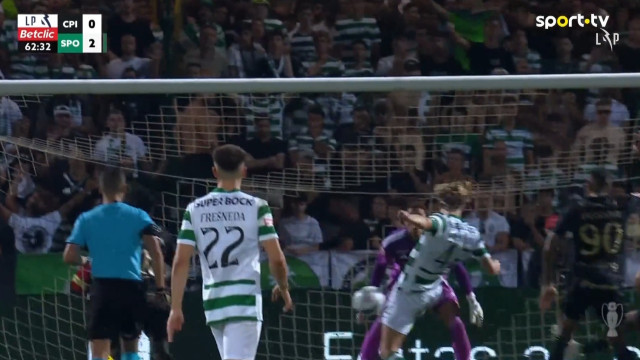 Hjulmand 'fez' de Viktor Gyokeres e fechou as contas do Casa Pia-Sporting
