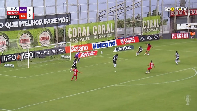 Pablo coloca Gil Vicente a vencer na visita ao terreno do Nacional
