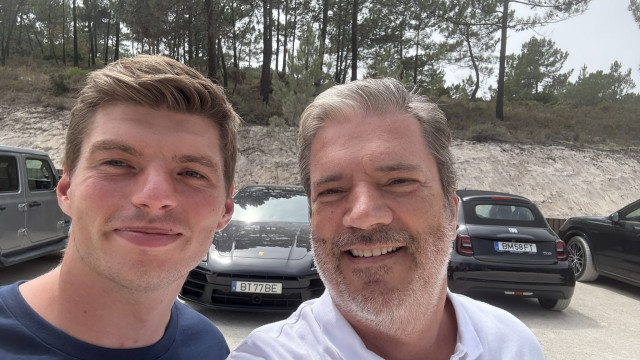 Paulo Núncio em selfie com Max Verstappen... na Comporta 
