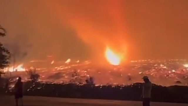 Tornado de fogo registado em incêndio de Aguiar da Beira. Há vídeo