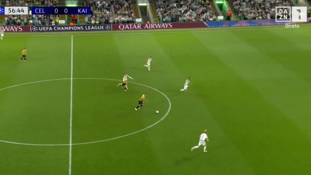 E se esta entra? Cheirou a golaço em jogo entre portugueses na Champions