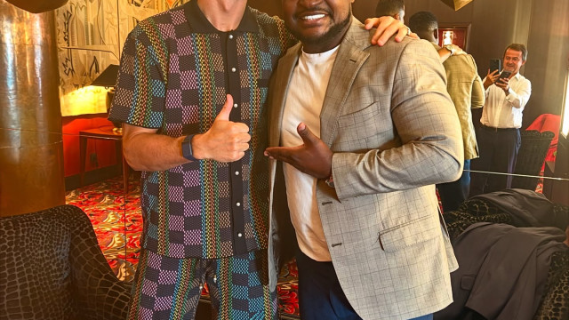 Matias Damásio tem encontro surpreendente com Cristiano Ronaldo