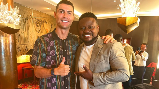 Matias Damásio tem encontro surpreendente com Cristiano Ronaldo