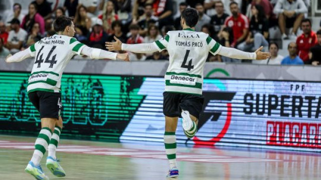 'Lei do ex' não apareceu. Sporting 'engole' campeão Benfica na Supertaça