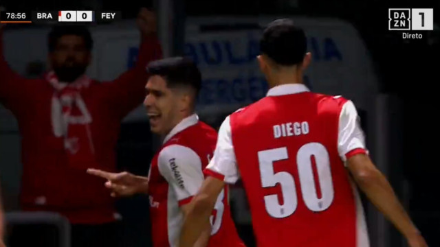 Entrar e resolver. Fran Navarro salvou Sporting de Braga com este golo