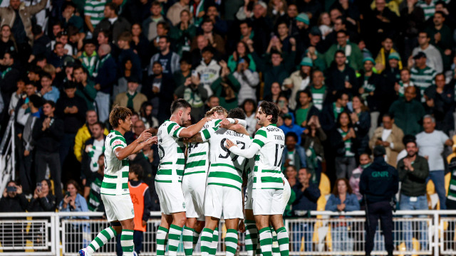 Sporting de serviços mínimos na Amoreira vale topo, à condição, na I Liga