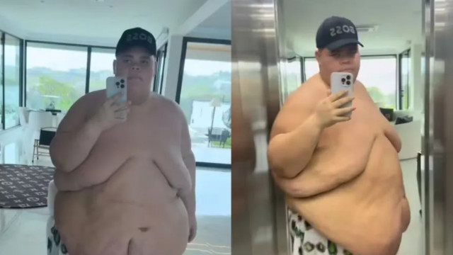 Gordão da XJ comemora após perder 115 kg