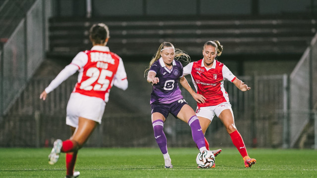 Sporting de Braga empata no reduto do Anderlecht para a Taça Europa