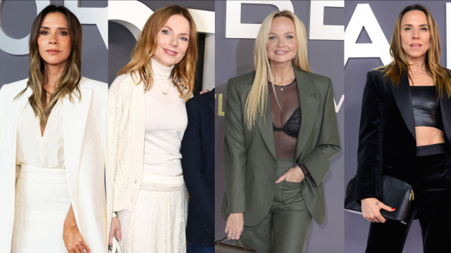 Spice Girls se juntam e apoiam Victoria Beckham em pré-estreia de série