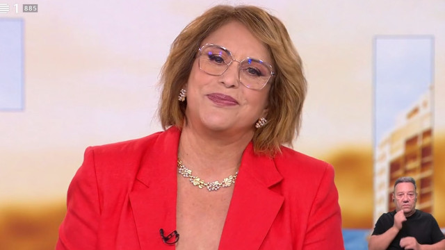 Dina Aguiar emociona-se no último Portugal em Direto: 