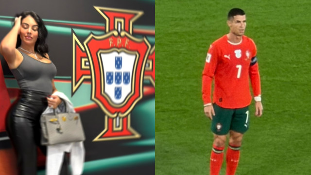 Georgina Rodríguez esteve em Alvalade a apoiar Cristiano Ronaldo